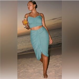 Abercrombie & Fitch Teal Skirt & Top